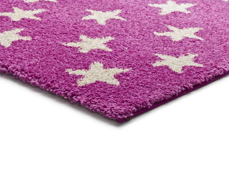 Alfombra Infantil Estrellas Rosa