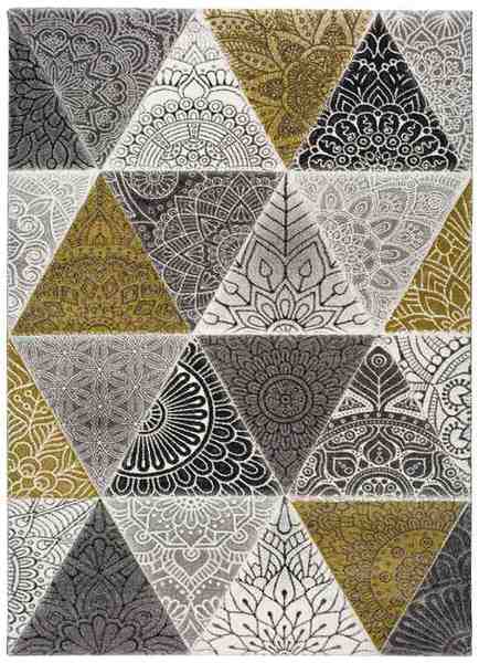 Alfombra Rombos Relieve 22626