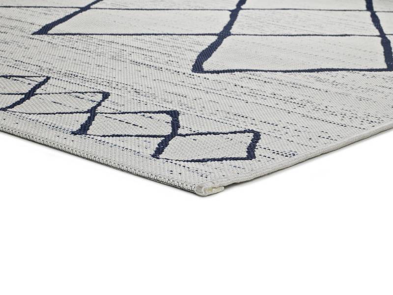 Alfombra Étnica Elba Blanco de Exterior