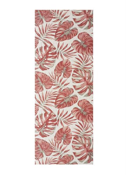 Alfombra de PVC para Cocina en Color Rojo