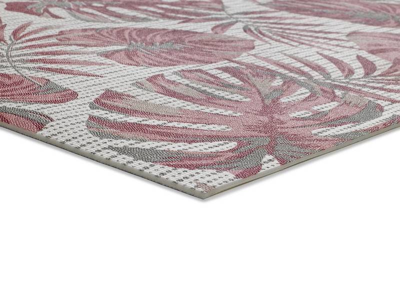 Alfombra de PVC para Cocina en Color Rojo