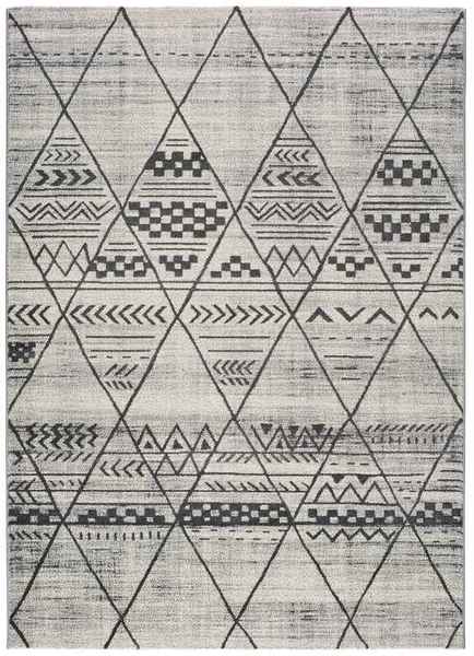 Alfombra Étnica Estilo Vintage Adra 12225 Gris