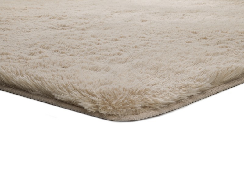 Alfombra Shaggy de Pelo Largo Alpaca Beige