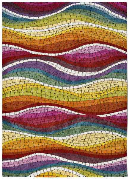 Alfombra Étnica Mosaico Multicolor 22867
