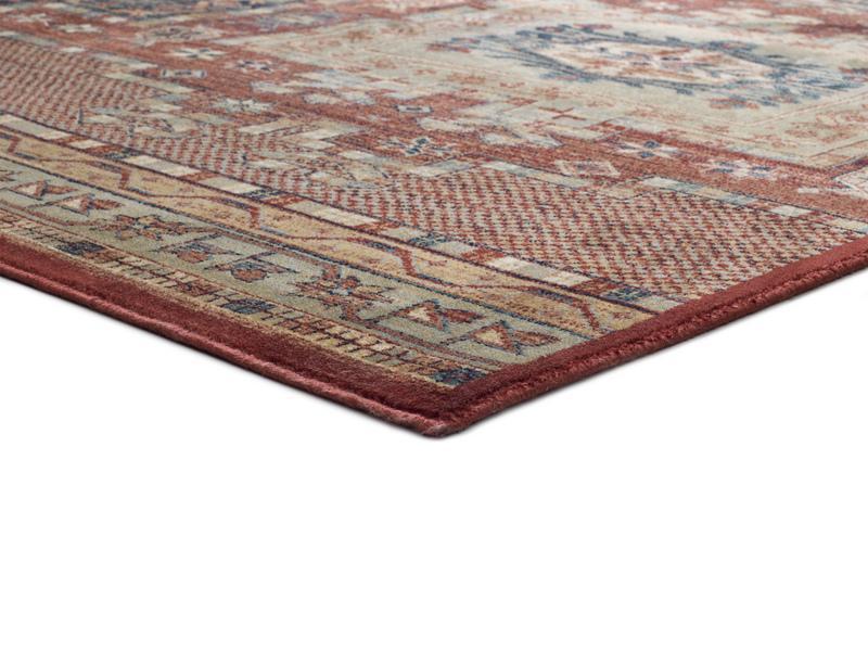 Comprar Alfombra Vintage Cuadros Rojo