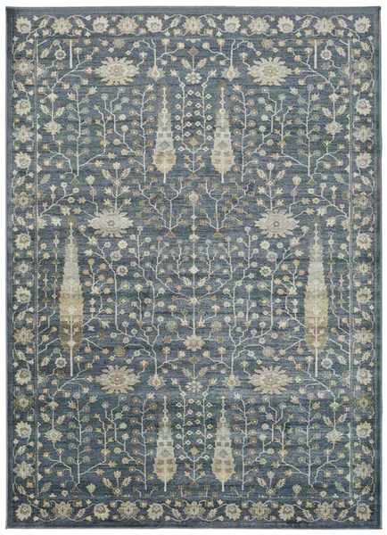 Alfombra Vintage Azul