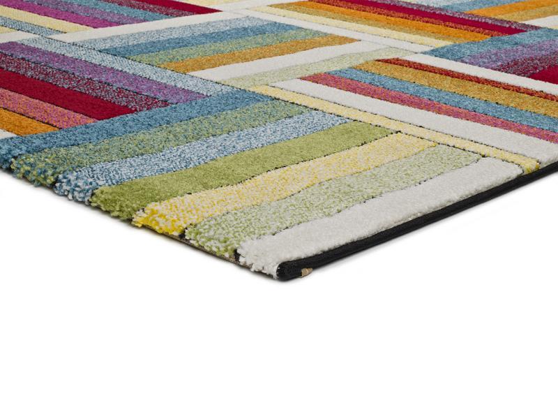 Alfombra Geométrica Multicolor 22864