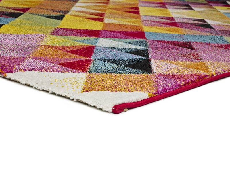 Alfombra Geométrica Multicolor 22606