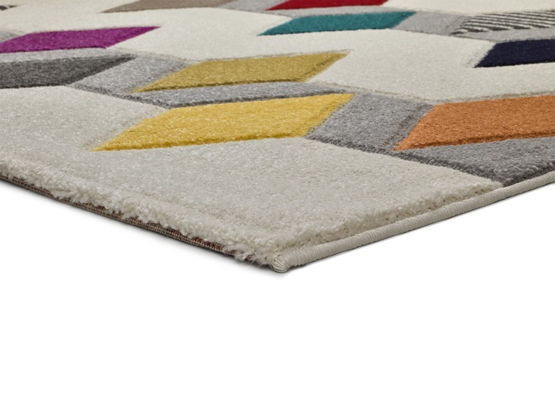 Alfombra Geométrica Multicolor 3951