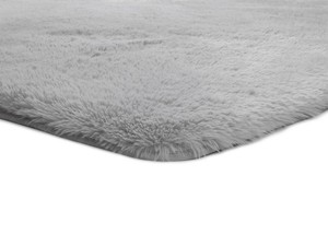 ALFOMBRA SHAGGY DE PELO LARGO ALPACA PLATA