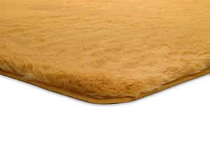 ALFOMBRA SHAGGY DE PELO LARGO ALPACA MOSTAZA