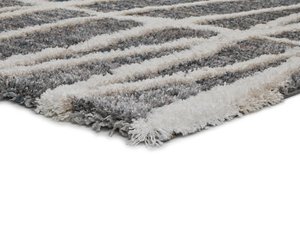ALFOMBRA ÉTNICA DE PELO LARGO EN RELIEVE 80274