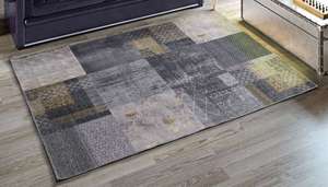 ALFOMBRA PATCHWORK 1300 GRIS