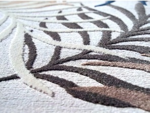 Alfombra Floral 15 Gris