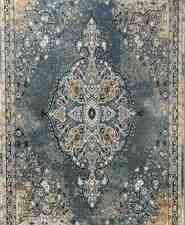 ALFOMBRA CLÁSICA VINTAGE 340 AZUL PASILLERA
