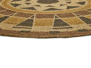 ALFOMBRA REDONDA DE YUTE TONGA 643 MULTICOLOR