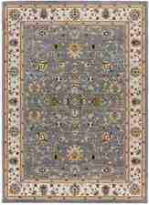 ALFOMBRA CLASICA PERSA 12505 PLATA