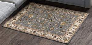 ALFOMBRA CLASICA PERSA 12505 PLATA