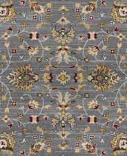 ALFOMBRA CLASICA PERSA 12505 PLATA