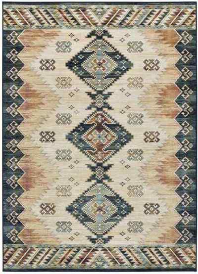 ALFOMBRA ÉTNICA ANTALIA 249 MULTICOLOR