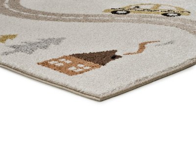 ALFOMBRA INFANTIL CARRETERA 40266 BEIGE