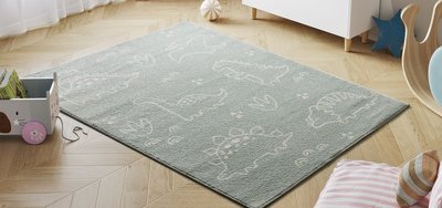 ALFOMBRA INFANTIL ANIMALES 40252 VERDE