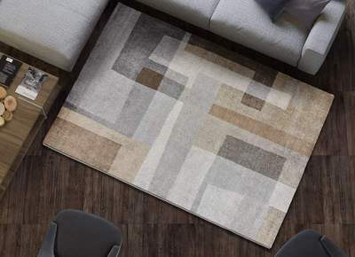 ALFOMBRA ABSTRACTA AYDIN 6122 BEIGE