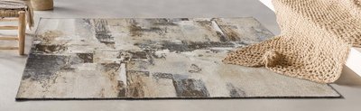 ALFOMBRA ABSTRACTA AYDIN 6119 BEIGE