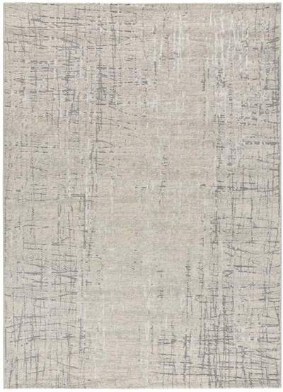 ALFOMBRA ABSTRACTA SENSATION 12523 PLATA