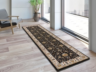 ALFOMBRA CLASICA PERSA 12505 ANTRACITA