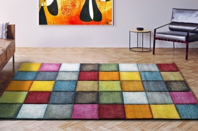 ALFOMBRA GEOMÉTRICA MATRIX 22605 MULTICOLOR