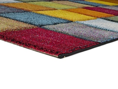ALFOMBRA GEOMÉTRICA MATRIX 22605 MULTICOLOR