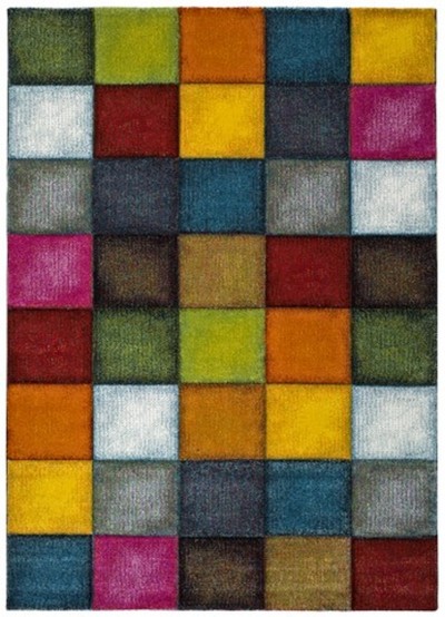 ALFOMBRA GEOMÉTRICA MATRIX 22605 MULTICOLOR