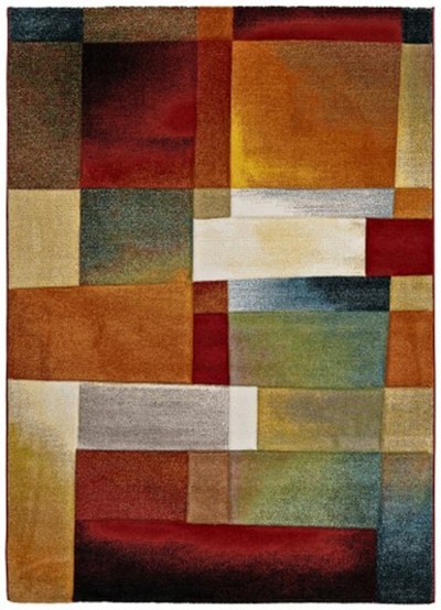 ALFOMBRA GEOMÉTRICA MATRIX 21322 MULTICOLOR