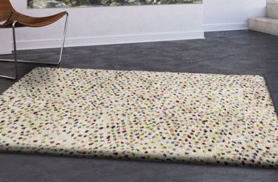 ALFOMBRA SHAGGI PUNTOS MULTICOLOR