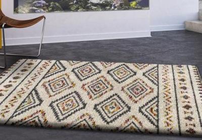 ALFOMBRA ÉTNICA-SHAGGI TRADICIONAL MULTICOLOR