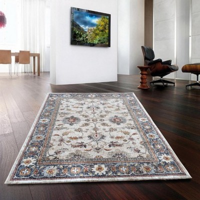 ALFOMBRA CLÁSICA PERSA BEIGE/AZUL 51
