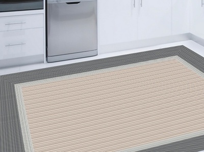 ALFOMBRA LISA DE P.V.C. BEIGE 4