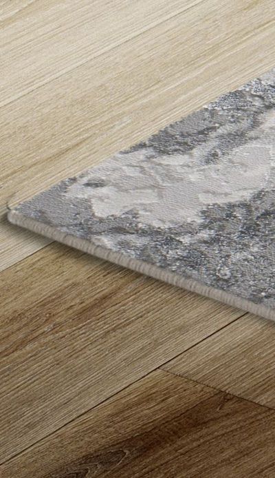 ALFOMBRA ABSTRACTA EN RELIEVE 8441 GRIS