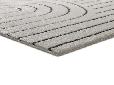 Alfombra Nórdica Geométrica 8494 Blanco