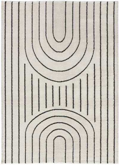 Alfombra Nórdica Geométrica 8494 Blanco