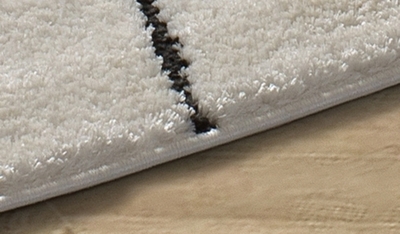 ALFOMBRA NÓRDICA EN RELIEVE 8522 BLANCO