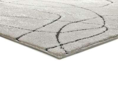 ALFOMBRA NÓRDICA EN RELIEVE 8522 BLANCO