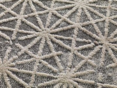 ALFOMBRA DE ESTILO VINTAGE 6737 GRIS