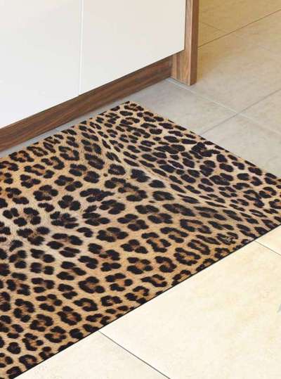 ALFOMBRA DE COCINA LEOPARDO