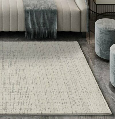 ALFOMBRA ABSTRACTA RELIEVE 12512 CREMA
