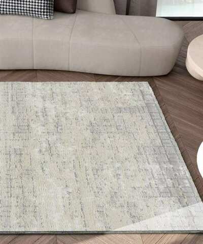 ALFOMBRA ABSTRACTA VINTAGE 12511 CREMA