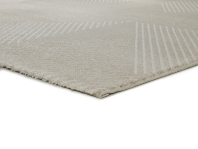 ALFOMBRA GEOMÉTRICA RELIEVE 12510 CREMA