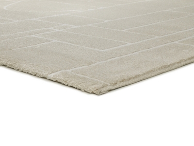 ALFOMBRA ÉTNICA RELIEVE 12509 CREMA
