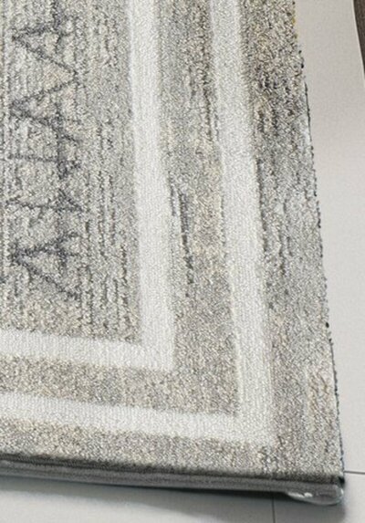 ALFOMBRA ÉTNICA RELIEVE 12507 GRIS